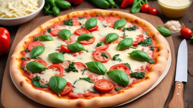 Kalorier i pizza illustration
