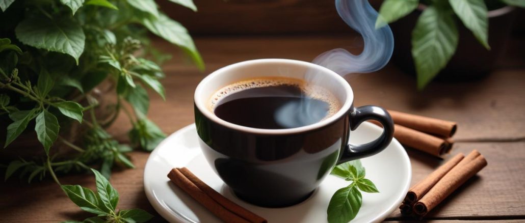 Kaffe och periodisk fasta illustration