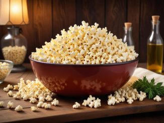 Popcorn kalorier illustration