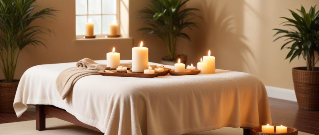 Din bästa massagebänk guide för avkoppling hemma illustration