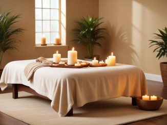Din bästa massagebänk guide för avkoppling hemma illustration